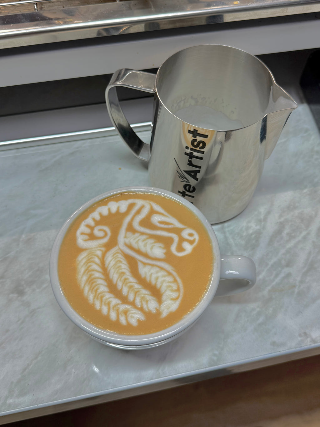 Latte Artist Milk Pitcher - Assault Rifle (650ml)