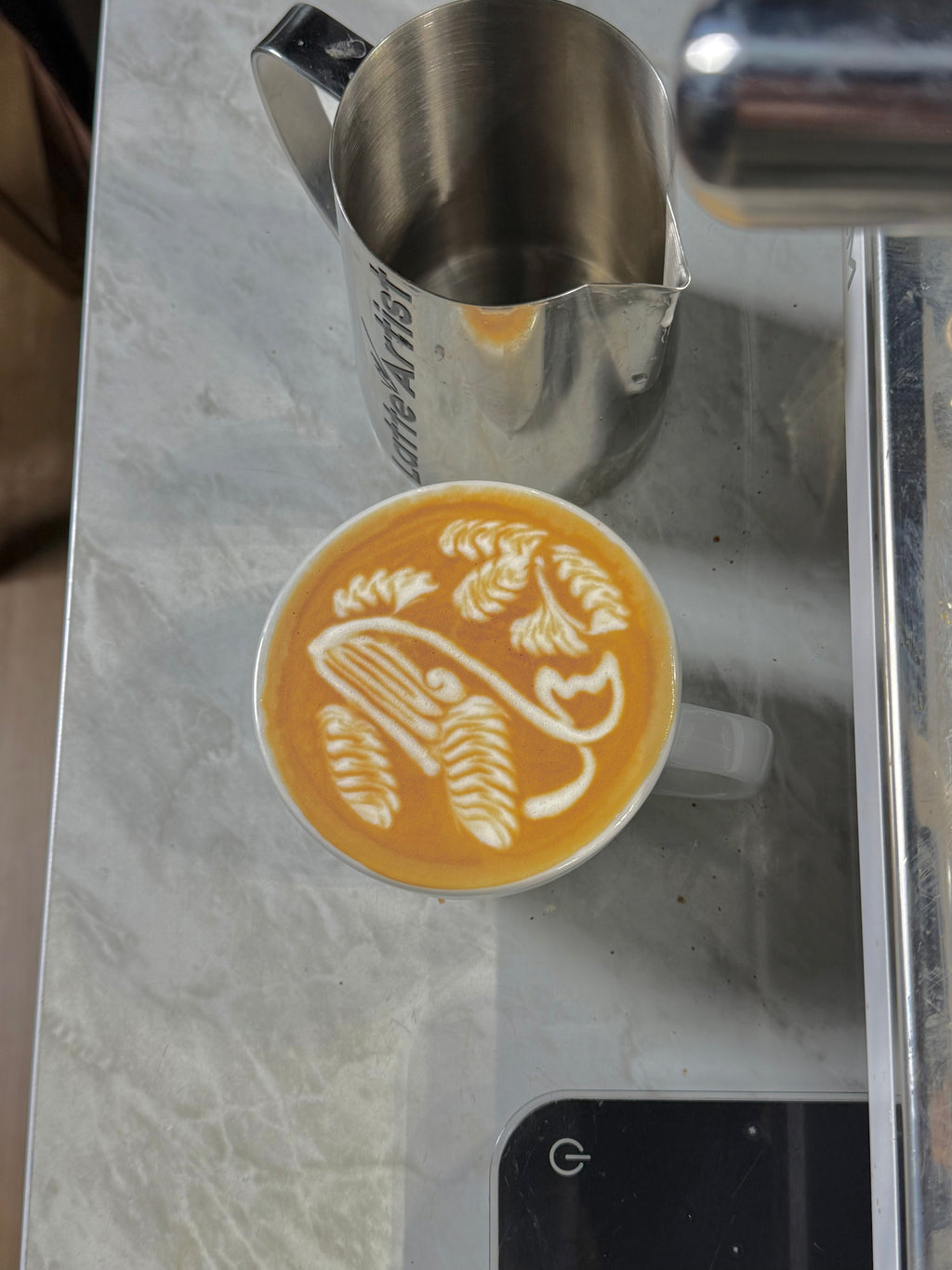 Latte Artist Milk Pitcher - Assault Rifle (650ml)