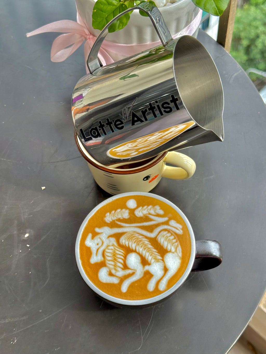 Latte Artist Milk Pitcher - Assault Rifle (650ml)