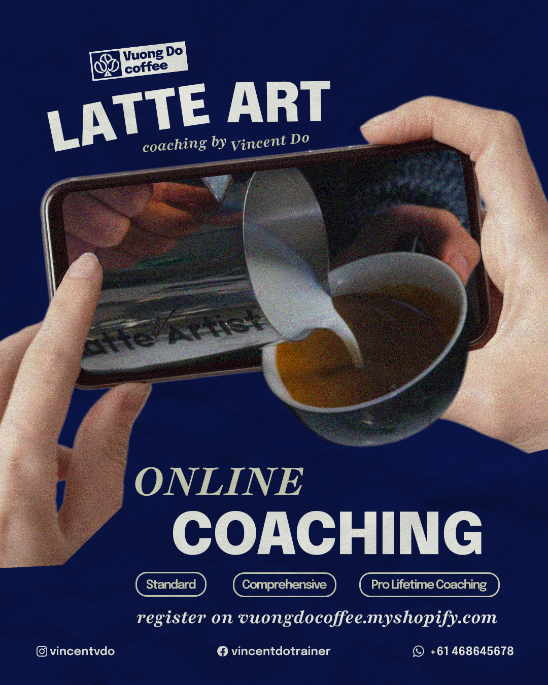 Worldwide Latte Art Coaching by Vincent
